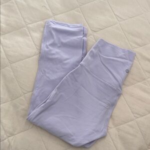 lululemon wunder under 25” lavender leggings